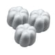 thumbnail image 2 of Calabazas De Espuma Blanca, Ideales Para Manualidades Otoñales, Fiestas De Halloween Y Eventos Al Aire Libre (17 Cm)., 2 of 5