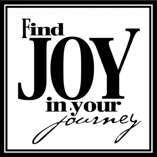 Rienda Libre Graphics - Decomural Find Joy In Your Journey Inspirational Ws-15628