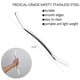 thumbnail image 2 of Herramienta de raspado y masaje Gua Sha Allshow, barra larga, acero inoxidable, 2 of 9