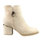 thumbnail image 1 of Botin Mujer Gamuza Taco Medio 09 Yassne Beige, 1 of 5