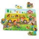 thumbnail image 1 of Autobús escolar Puzzle B. toys Peek & Explore para niños pequeños a partir de 2 años, 1 of 6