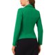 thumbnail image 3 of INSPIRE CHIC Blazer de Trabajo para Mujer con Cuello con Solapa, Manga Larga, Chaqueta de Traje, Verde S, 3 of 5