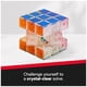 thumbnail image 2 of Juguete de rompecabezas Rubik con forma de cubo transparente de cristal de 3 x 3 para más de 8 años, 2 of 8
