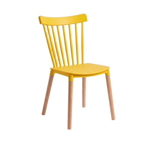 Silla Windsor para Comedor - Amarilla