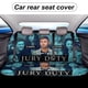 thumbnail image 5 of Servicio de Jurado-theme Car Rear Seat Covers Back Elastic Flexible Car Seat Covers Decorative Fits Most Cars 120x59x76cm, 5 of 6
