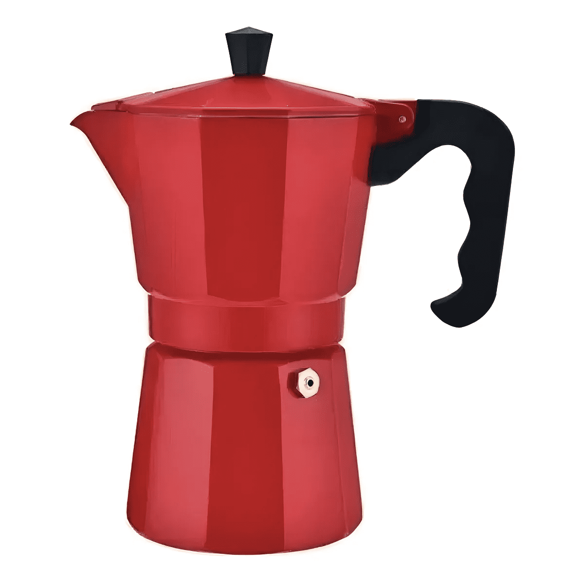 Genérica - Cafetera Italiana 6 Tazas Color Rojo