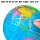 thumbnail image 5 of World Globe Wizdar Wizdar de 10 pulgadas para niños que aprenden a montarlo tú mismo, 5 of 8