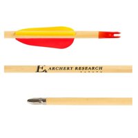 Ek Archery Research - Flecha De Madera Cedro Largo76Cms 30Pulgada Punta Fija Metal