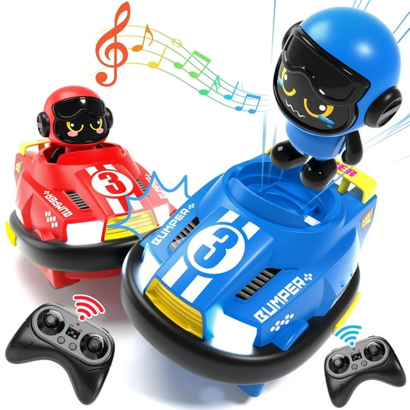 Pack de 2 unidades con mando a distancia Bumper Cars Bessome para niños de 3 a 8 años
