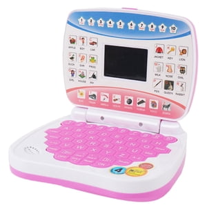 Magideal - Tableta De Aprendizaje Para Niños, Juguete Educativo Para Niños, Portátil, Juego De Estudio Portátil, Computadora Portátil, Educación Temprana Para Ni Rosa