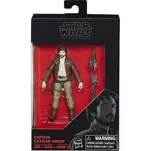 Figura De Acción Exclusiva Star Wars Rogue One The Black Series Captain Cassian Andor 3.75 Pulgadas Y Death Trooper Imperial Star Wars
