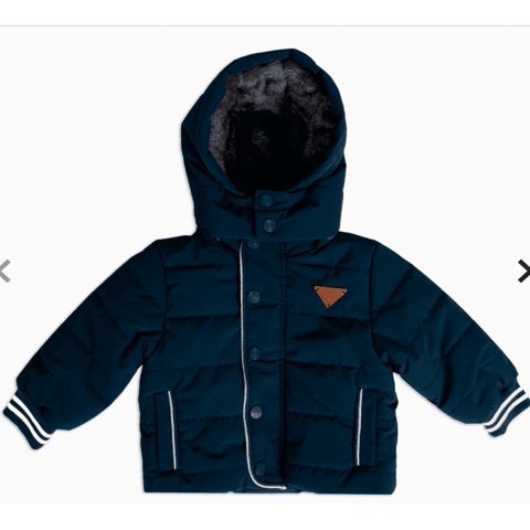 Parka Bebé Niño Azul Marino Pillin