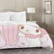 thumbnail image 2 of Diez pink my bunny melody duvet cover set for Kids Girls soft microfiber 3pc bedding set-hello cat Kitty pomporin and cinnamon full, 2 of 5