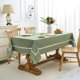 thumbnail image 4 of Mantel EHouseHome 152x305 cm Verde Salvia con Encaje Blanco, 4 of 8