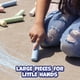 thumbnail image 5 of Juego de tizas Jumbo Sidewalk READY 2 LEARN, 20 barras de 9 colores para niños, 5 of 8