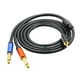 thumbnail image 1 of Adaptador De Cable De Audio De 6 35 A 3 5 De 100 Cm Cable Dual Accesorios Cable De Audio De Extensión Estéreo Cable De Cable De 1 4 A, 1 of 5