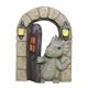 thumbnail image 1 of Adorno de jardín SHOWFEICAT, diseño de dragón, para puerta artesanal con forma de hada, 1 of 6