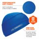 thumbnail image 2 of Gorra Cooling Skull Ergodyne 6632 UPF 50, que absorbe el sudor, azul, 2 of 7