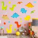 thumbnail image 2 of Adhesivos de pared Kiddale con bonito dinosaurio de dibujos animados para habitación de niños, 2 of 5