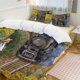thumbnail image 1 of Oil Painting Style 3-Piece Twin Bed Set - Includes 1 Single Comforter And 2 Pillowcases Bedding - Fade Resistant Microfiber - Oil Painting Style, 1 of 4
