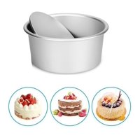 Genérico - Moldes De Aluminio Para Tortas Molde Desmontable Molde 16Cm