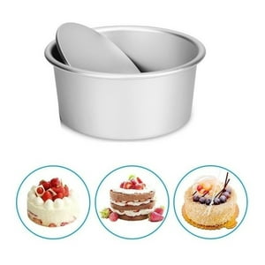 Genérico - Moldes De Aluminio Para Tortas Molde Desmontable Molde 16Cm