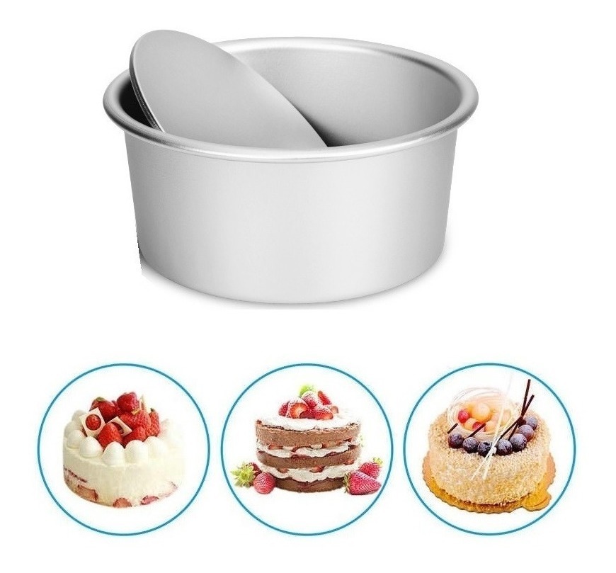 Genérico - Moldes De Aluminio Para Tortas Molde Desmontable Molde 16Cm