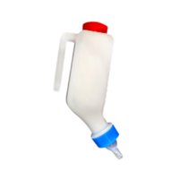 Magideal - Botella De Ternera Alimentación De Leche De Oveja Con Suministros De Oveja Con Pezón Botella De Animales De Granja De Alimentación De Cordero Múltiple 500 Ml De 12 Cm