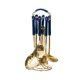 thumbnail image 2 of Utensilios De Cocina De Acero Inoxidable Con Soporte Giratorio Utensilios De Cocina Utensilios De Cocina Azul, 2 of 5