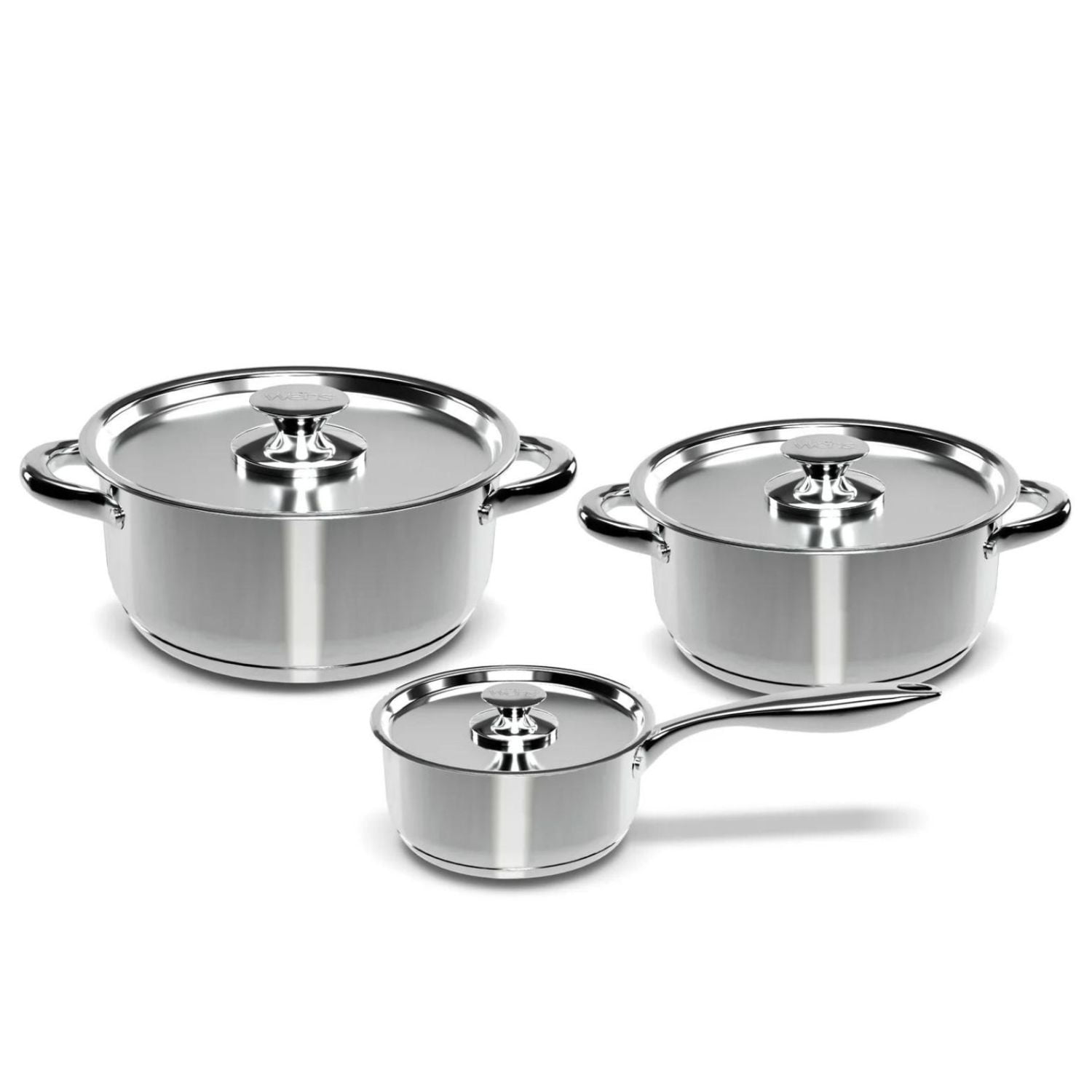 Wens - Set Bateria De Cocina 6 Piezas Acero Inoxidable 410-6ss