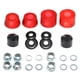 thumbnail image 3 of Kit De Bujes De Camión De Monopatín Copa De Monopatín Amortiguador Rojo Transparente, 3 of 5