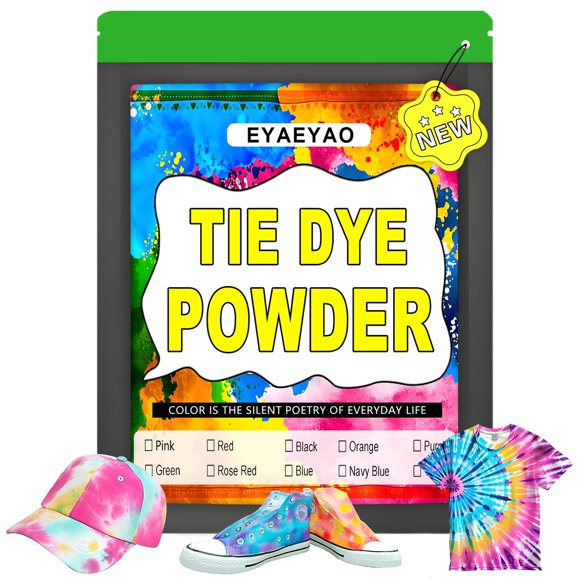 Tinte en polvo verde para tie-dye Eyaeyao 227 g