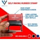 thumbnail image 5 of Sello de goma autoincansable rojo mediano Vivid Stamp, 5 of 7