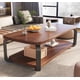 thumbnail image 1 of Mesa de Centro Rectangular 120x60x43 cm Color Nogal 2 Niveles, 1 of 9