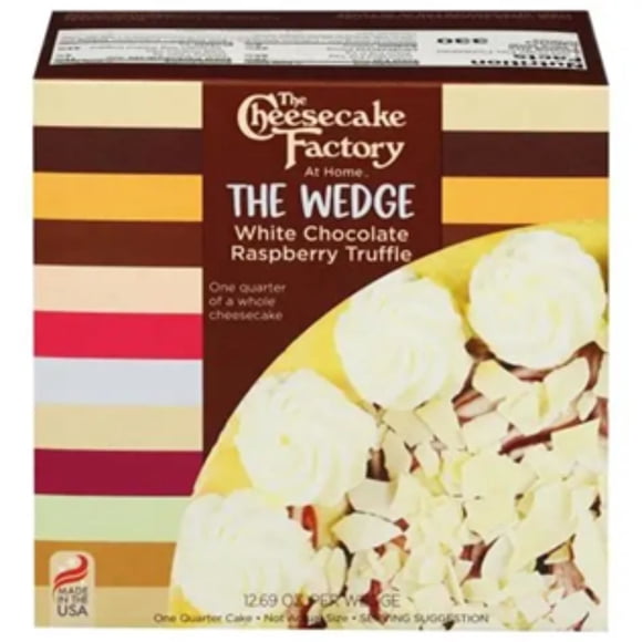 Cheesecake chocolate blanco, raspberry y trufa wege (trozo), 376 g