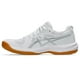 thumbnail image 3 of Zapatillas de voleibol Asics Upcourt 6 para mujer, talla 38, blanco/plateado, 3 of 3