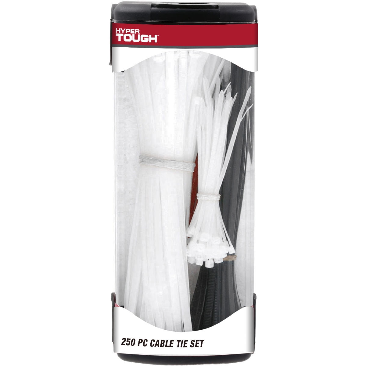 Amarras Plastica 250 Pz 100%pa66 Hyper Tough 780001h 0.3 Kg Blanco + Negro