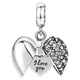 thumbnail image 1 of Dangle Pendant Charms Beads S925 Heart DIY Jewelry Regalos Para Papá Mamá Clear, 1 of 4