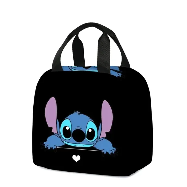 MINISO Disney Stitch primary and secondary school students' burden-reducing wear-resistant animation School Bag Mochila