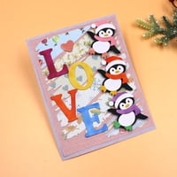 Troquelados Para Hacer Tarjetas Love Penguin Feemkota Scrapbooking