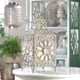 thumbnail image 3 of Farol con forma de vela StealStreet Crown Jewels, 13,5 cm, tono plateado, 3 of 5