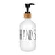 thumbnail image 4 of Dispensador de jabón líquido, dispensador de jabón, botellas vacías reutilizables con bomba, contenedor de líquido, botella de líquido, dispensador de manos blancas, 4 of 5