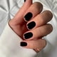 thumbnail image 1 of Uñas Press-on Adhesivas Largo Medio Redondeada 24pcs Postizas Reutilizable Negro, 1 of 6