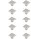 thumbnail image 1 of Perillas Cuadradas para Cajón Elegant Decor Wilow 1 Níquel Cepillado (Paquete x10), 1 of 6