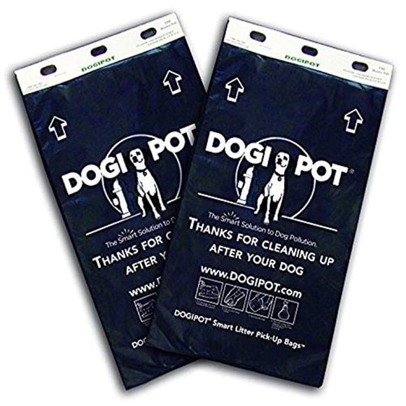 Bolsas de Desecho para Perro Dogipot 20 cm Verde Opaco 2000 unidades