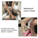 thumbnail image 2 of Cherry Blossom Flower Pattern Temporary Tattoos - Waterproof, Long Lasting, and Black - Perfect for Adults, 2 of 2