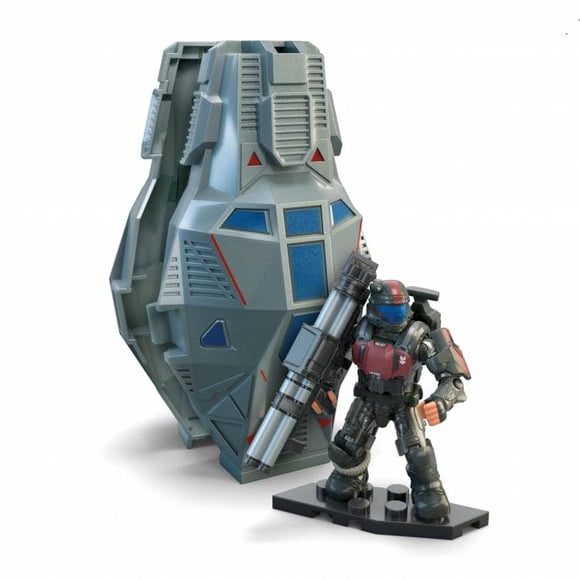 Figura de Acción Mega Halo ODST Mickey Crespo con Drop Pod