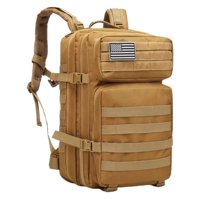 Genérico - Mochila Tactica Impermeable Café De 45 Litros