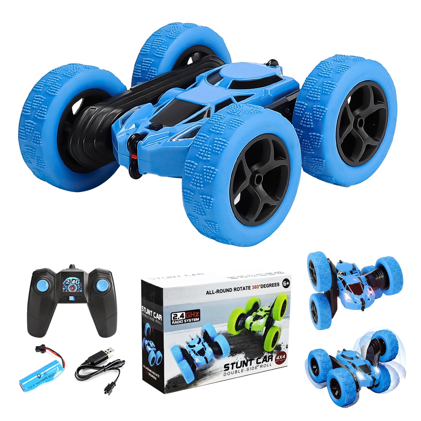 Anikids - Auto Truco Control Remoto Sensor Movimiento Doble Lado-flex