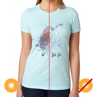 Camiseta Delsol Cambio De Color Azul Hielo Mediana